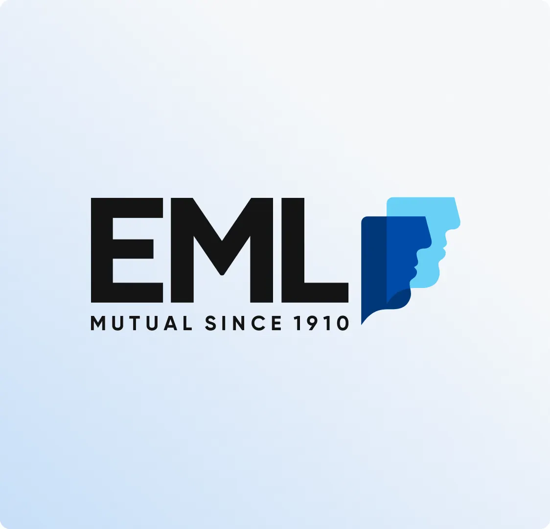 The EML logo with the words Mutual since 1910, on a pale blue background.